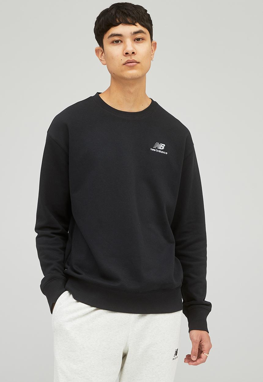 New Balance  - Uni-ssentials french terry crewneck sweatshirt - black
