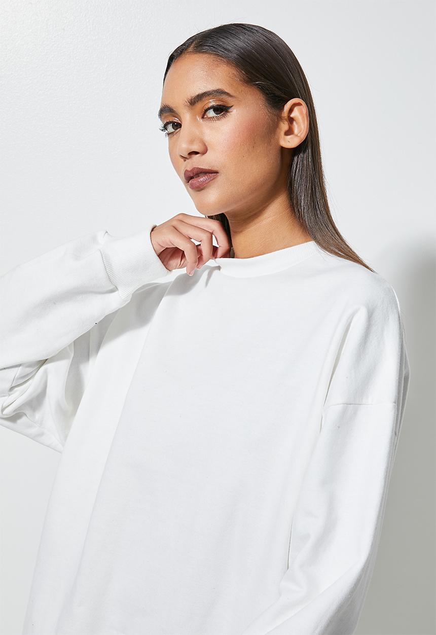 Superbalist - Slouch crew neck - ecru