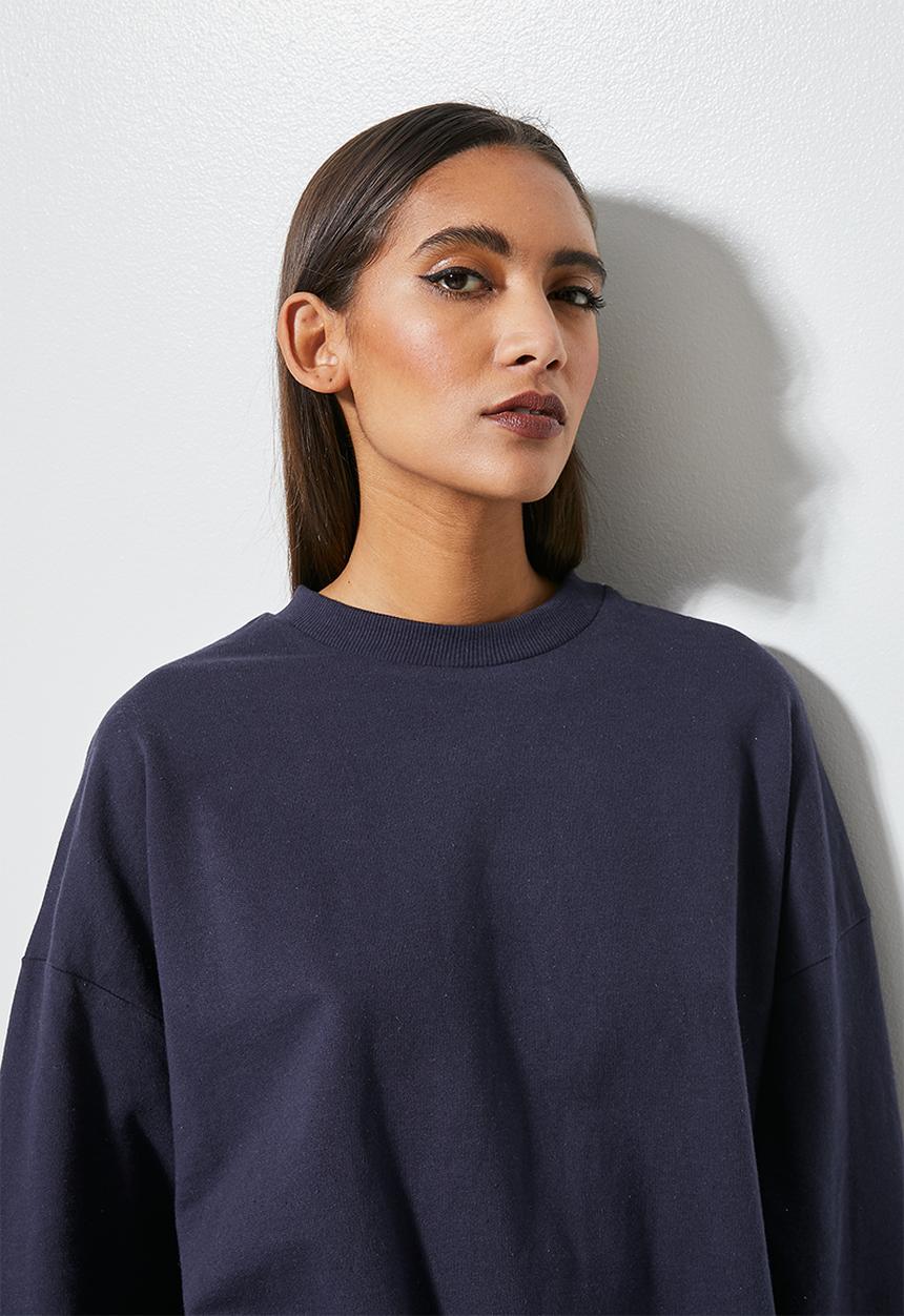Superbalist - Slouch crew neck - ink