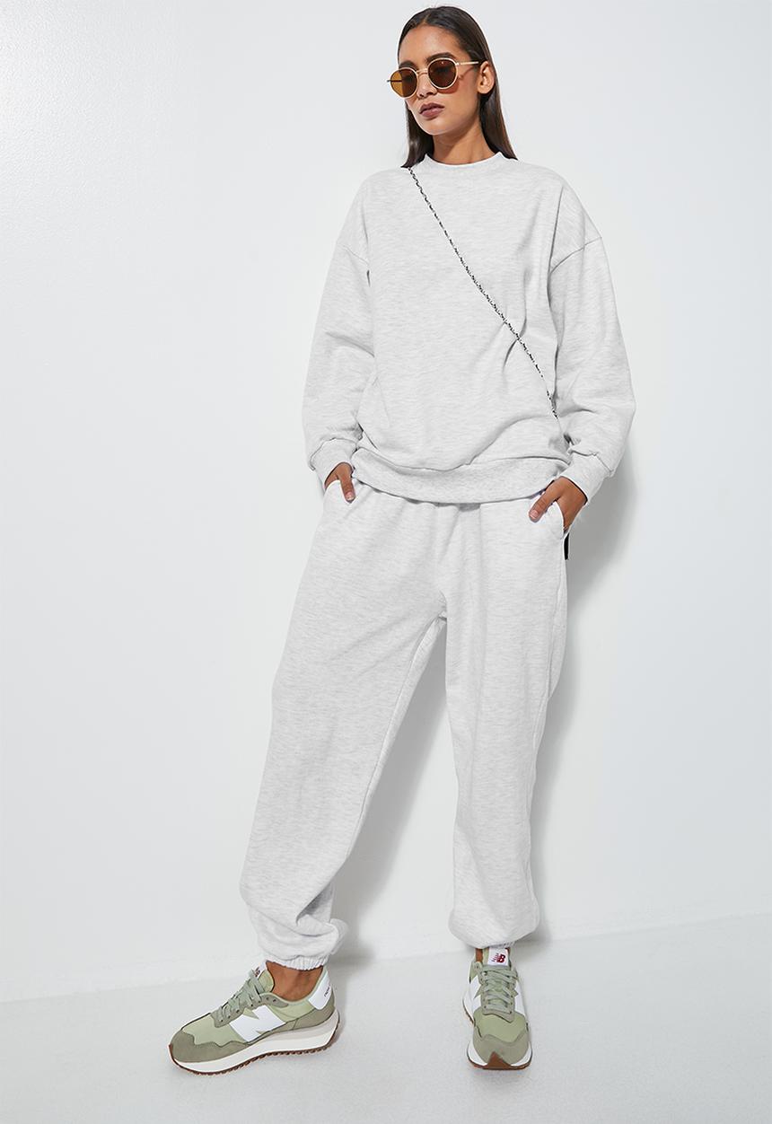 Superbalist - Slouch crew neck - ice melange