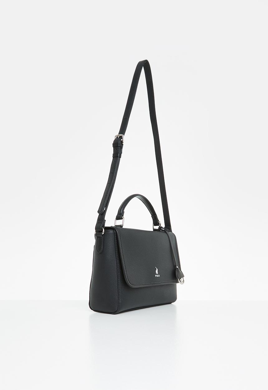 POLO - Lyon flapover bag - black