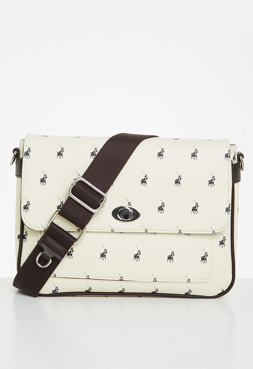 POLO - New classic flapover bag - cream