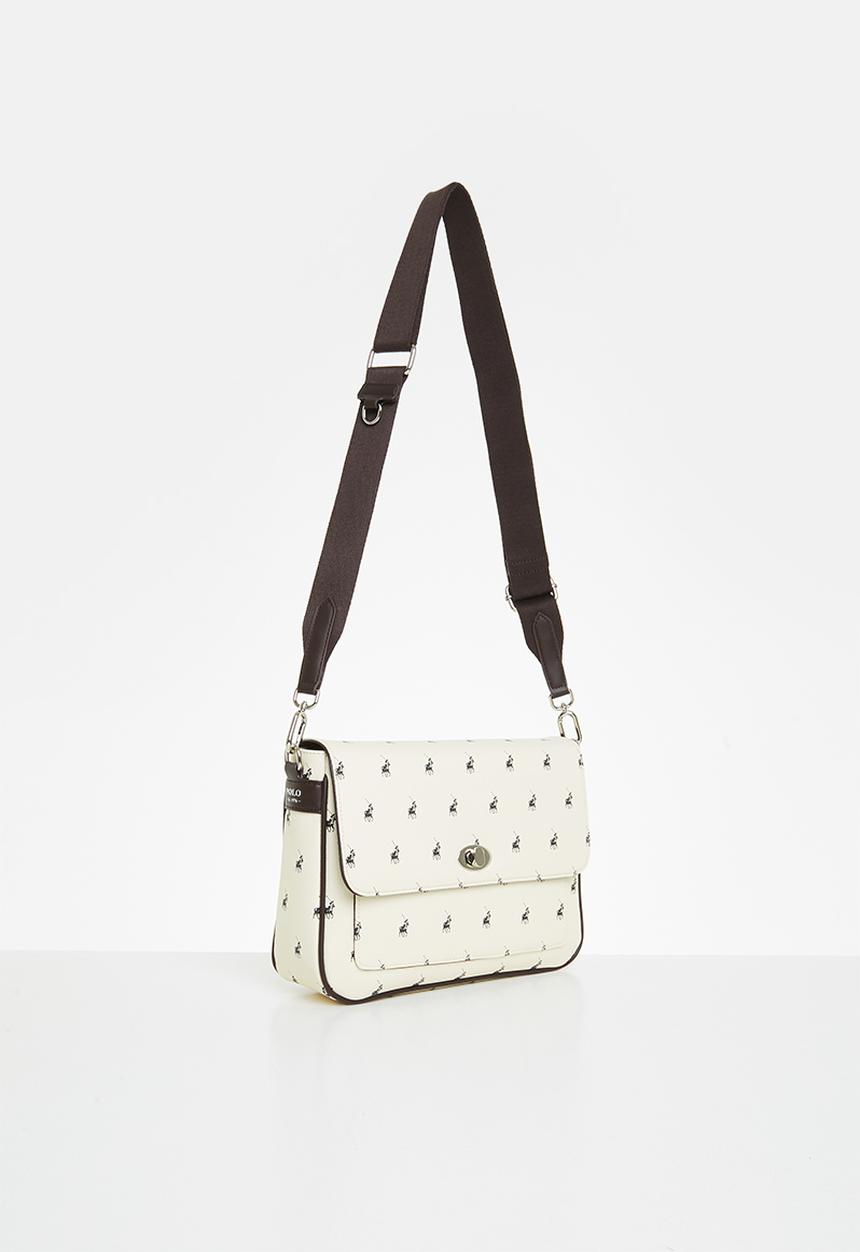 POLO - New classic flapover bag - cream