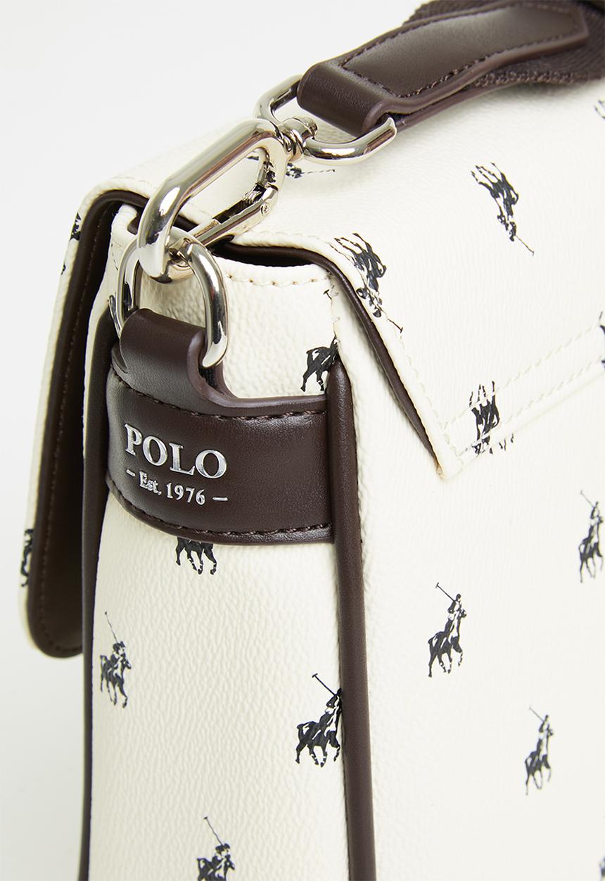 POLO - New classic flapover bag - cream