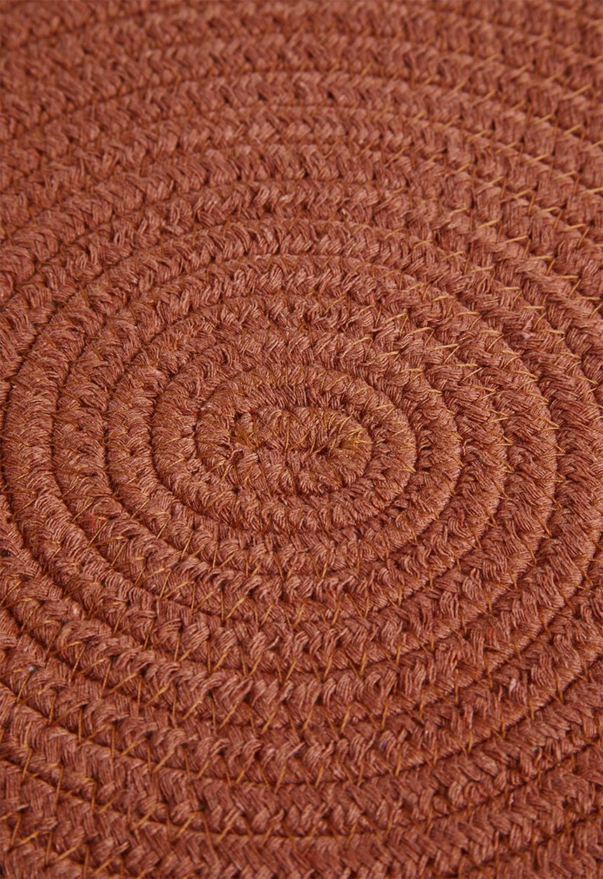 Sixth Floor - Dipuo rope placemat set of 4-desert rose