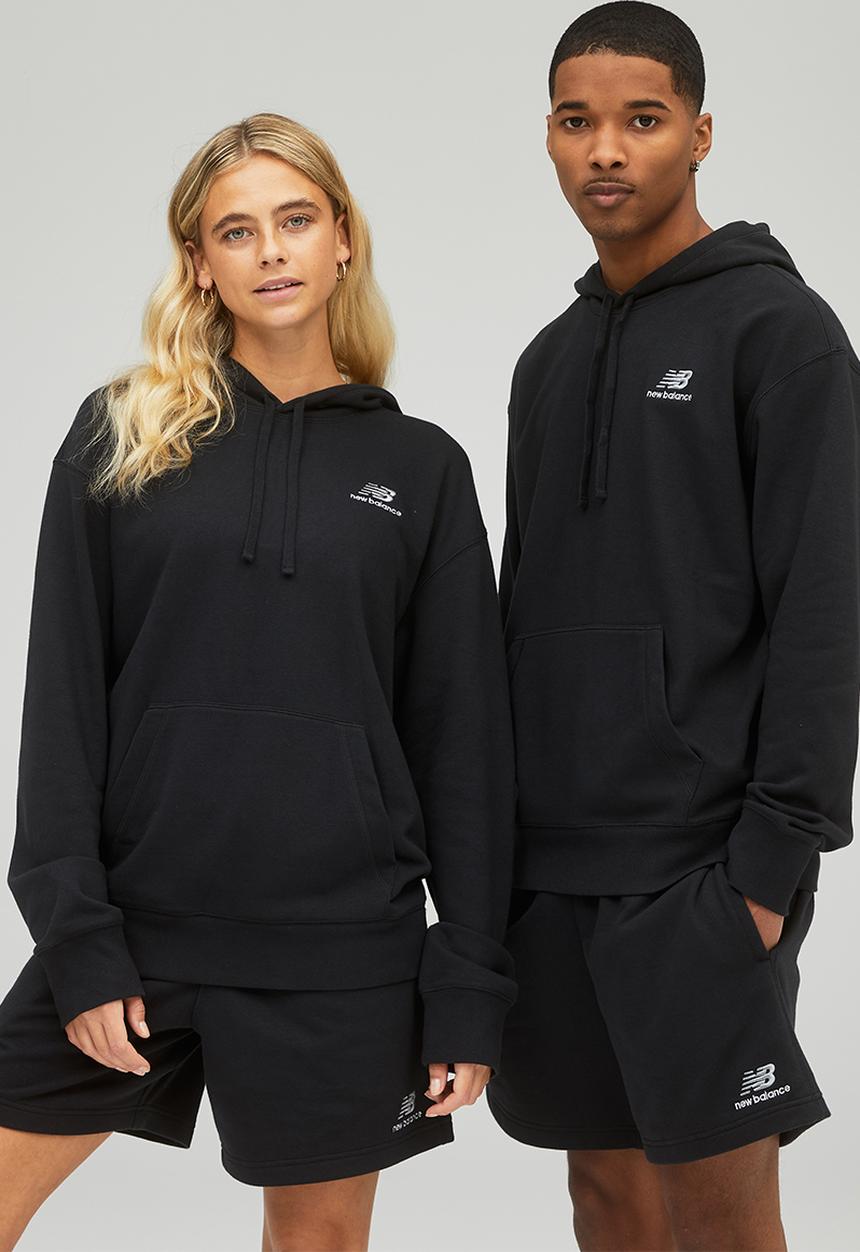 New Balance  - Nb essentials uni-ssentials hoodie - black