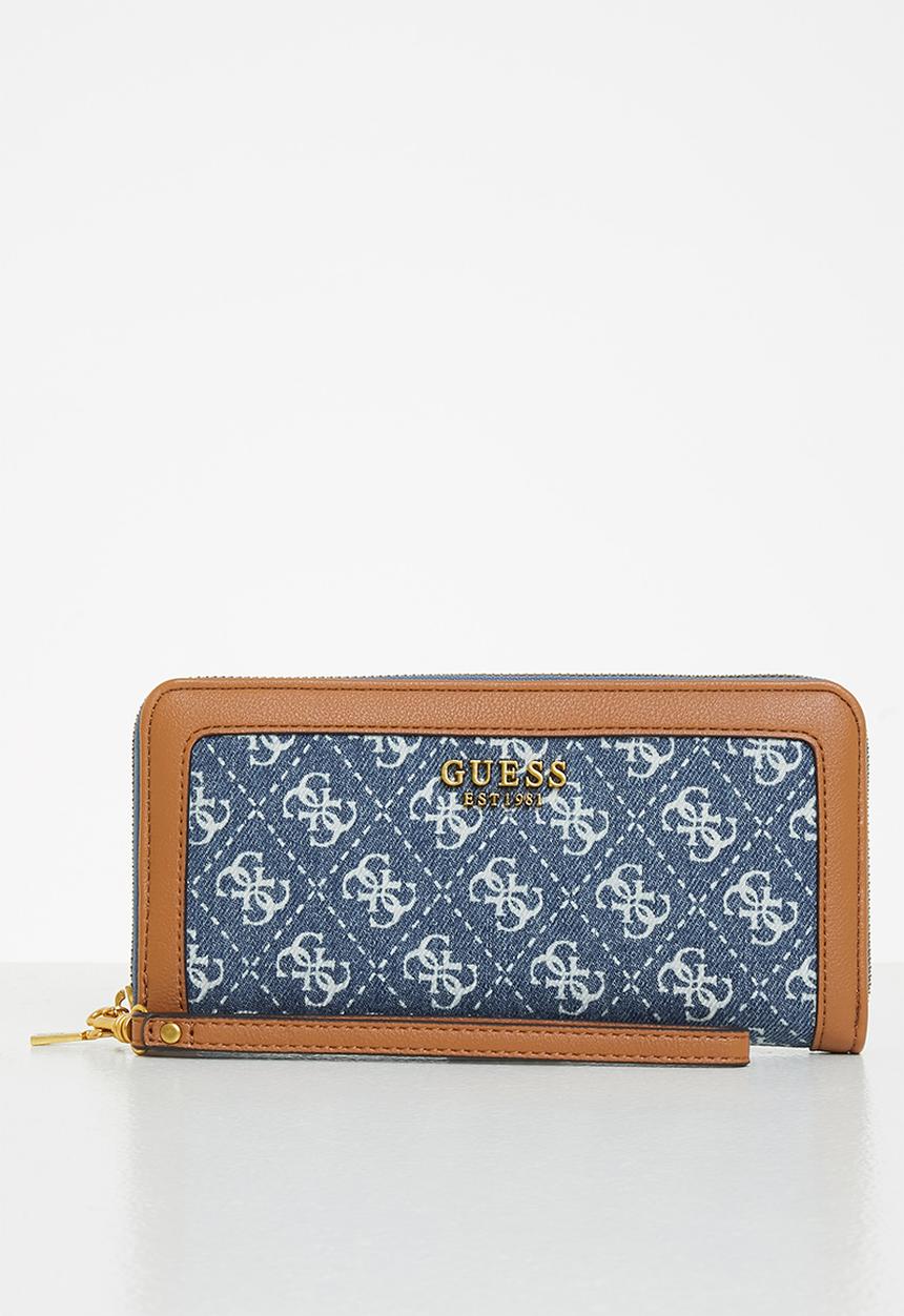 GUESS - Zadie logo slg lrg zip around - multi 