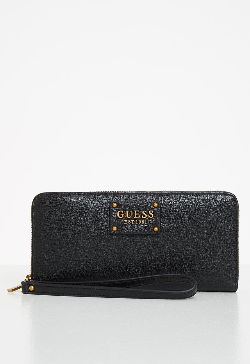 GUESS - Centre stage slg lrg zip arnd - black