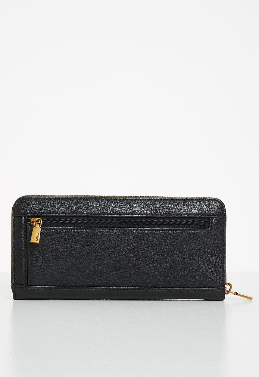 GUESS - Centre stage slg lrg zip arnd - black