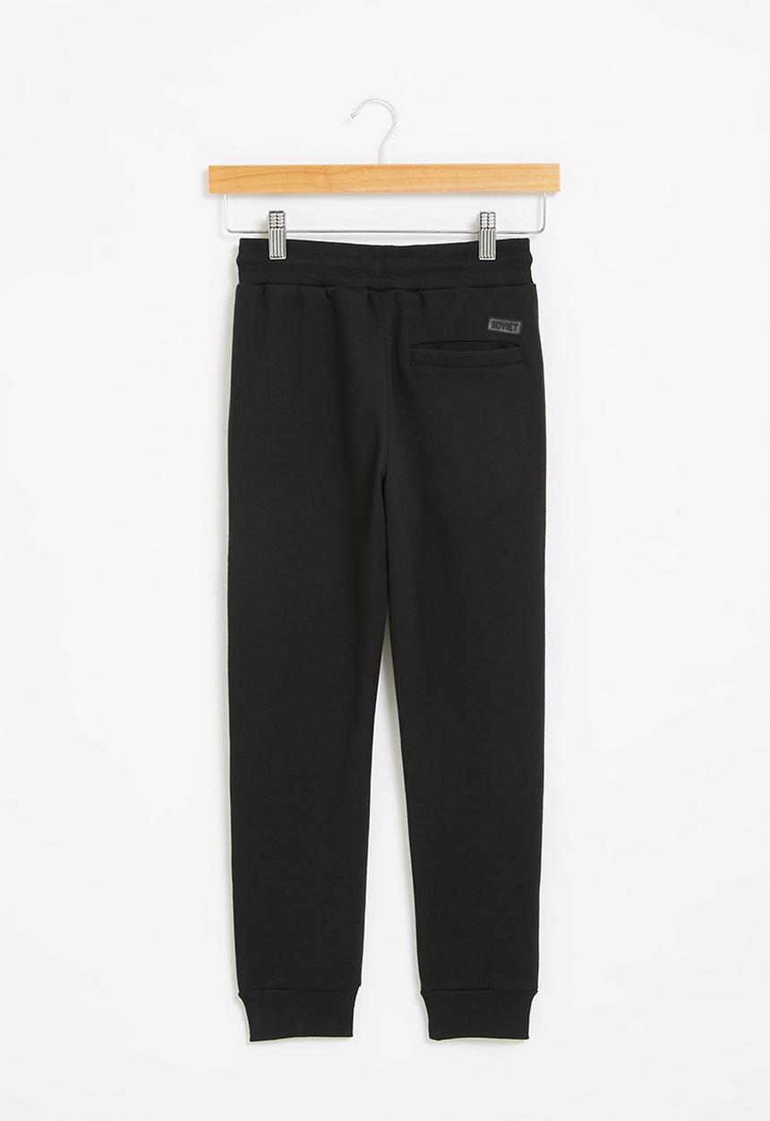 SOVIET - B brookstone boys track pants  - black