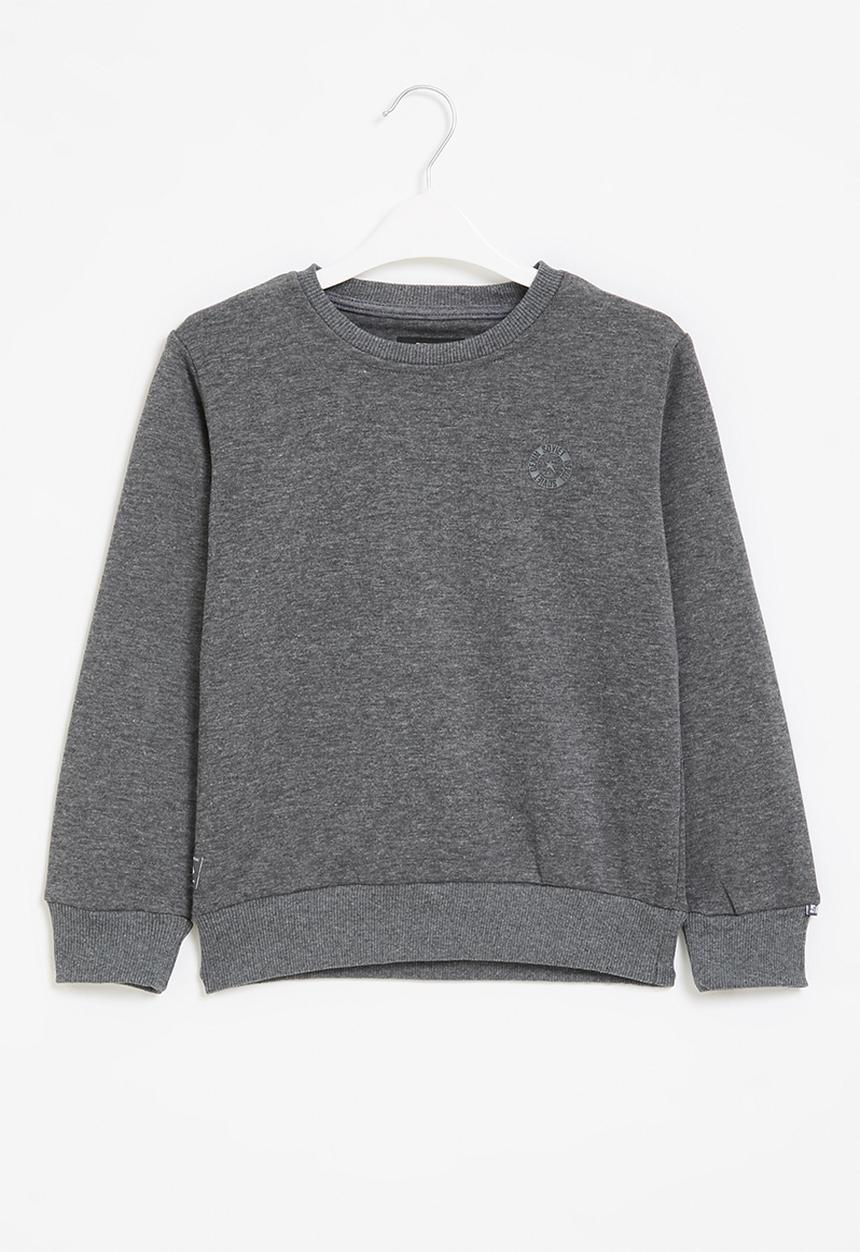 SOVIET - B mesa-2 crew neck sweat top - grey