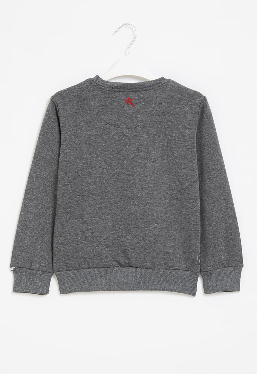 SOVIET - B mesa-2 crew neck sweat top - grey
