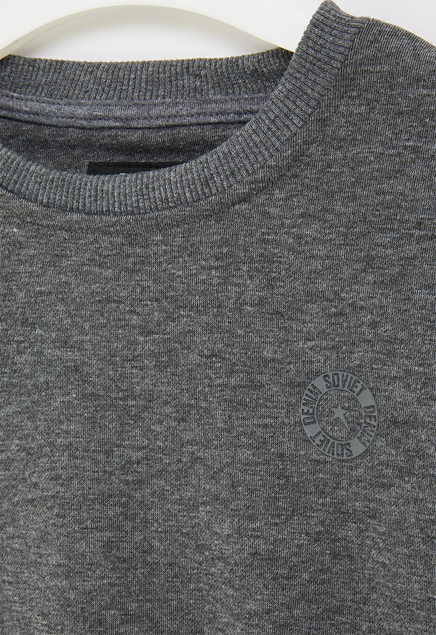 SOVIET - B mesa-2 crew neck sweat top - grey