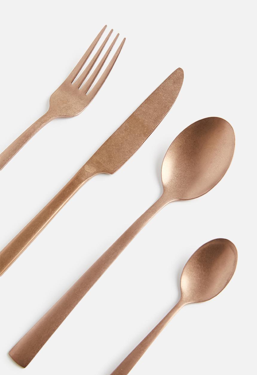 Amefa - Manile 16pce copper cutlery set