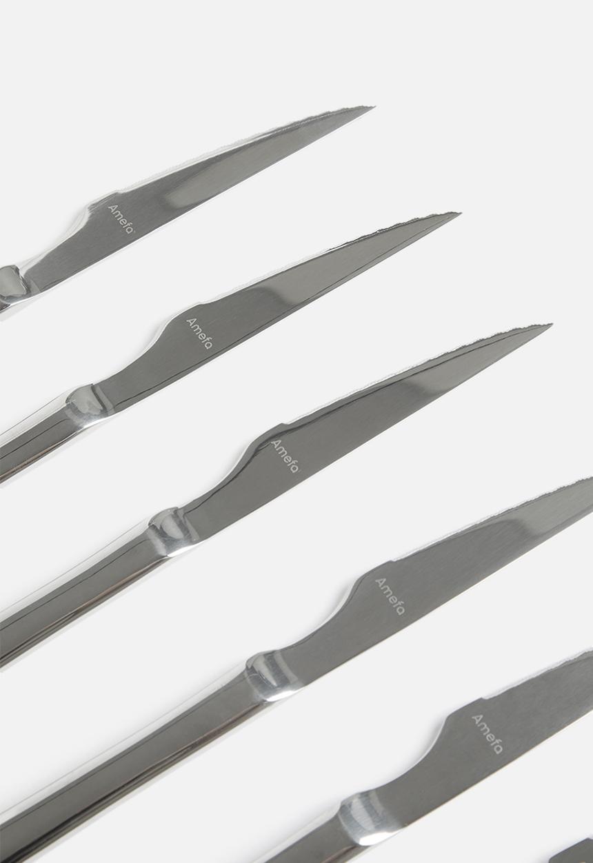 Amefa - Chuletero steak knives set of 6 - stainless steel