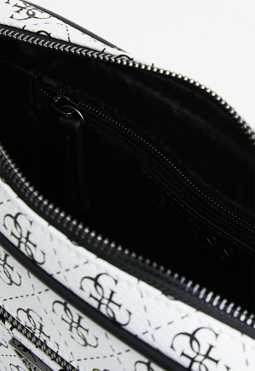 GUESS - Ave crossbody bag - white & black
