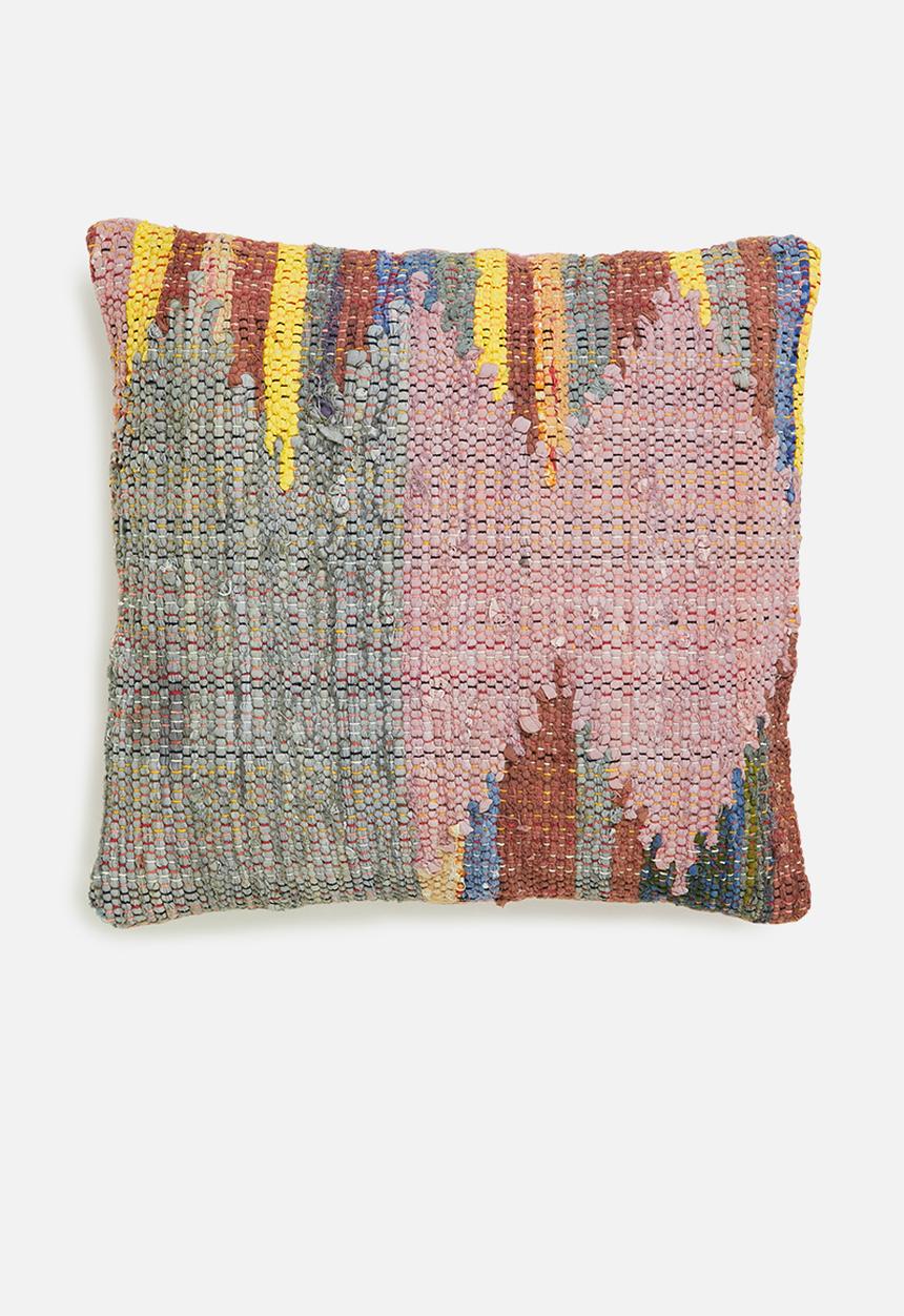 Sixth Floor - Nobu chindi cushion cover - multi