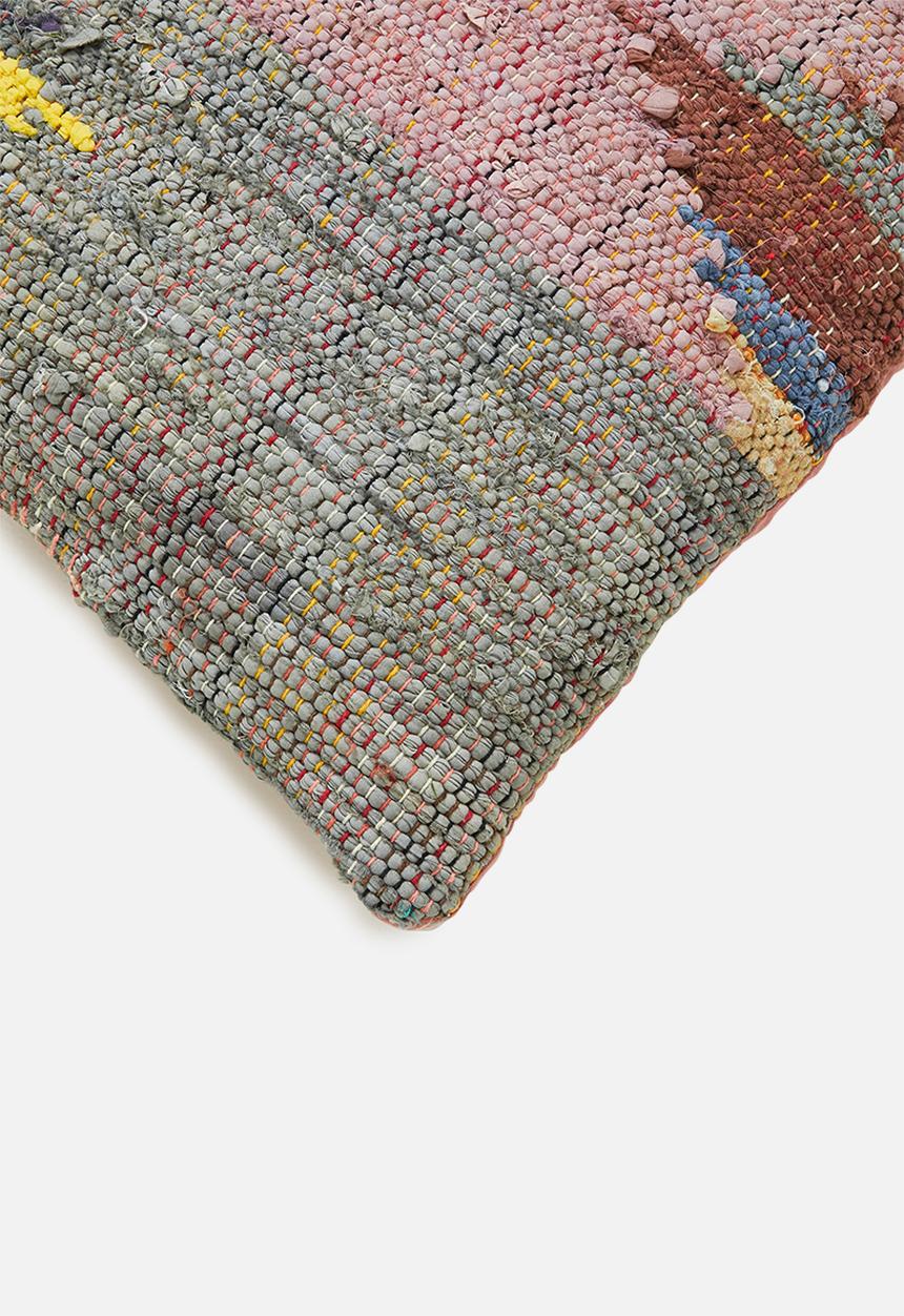 Sixth Floor - Nobu chindi cushion cover - multi