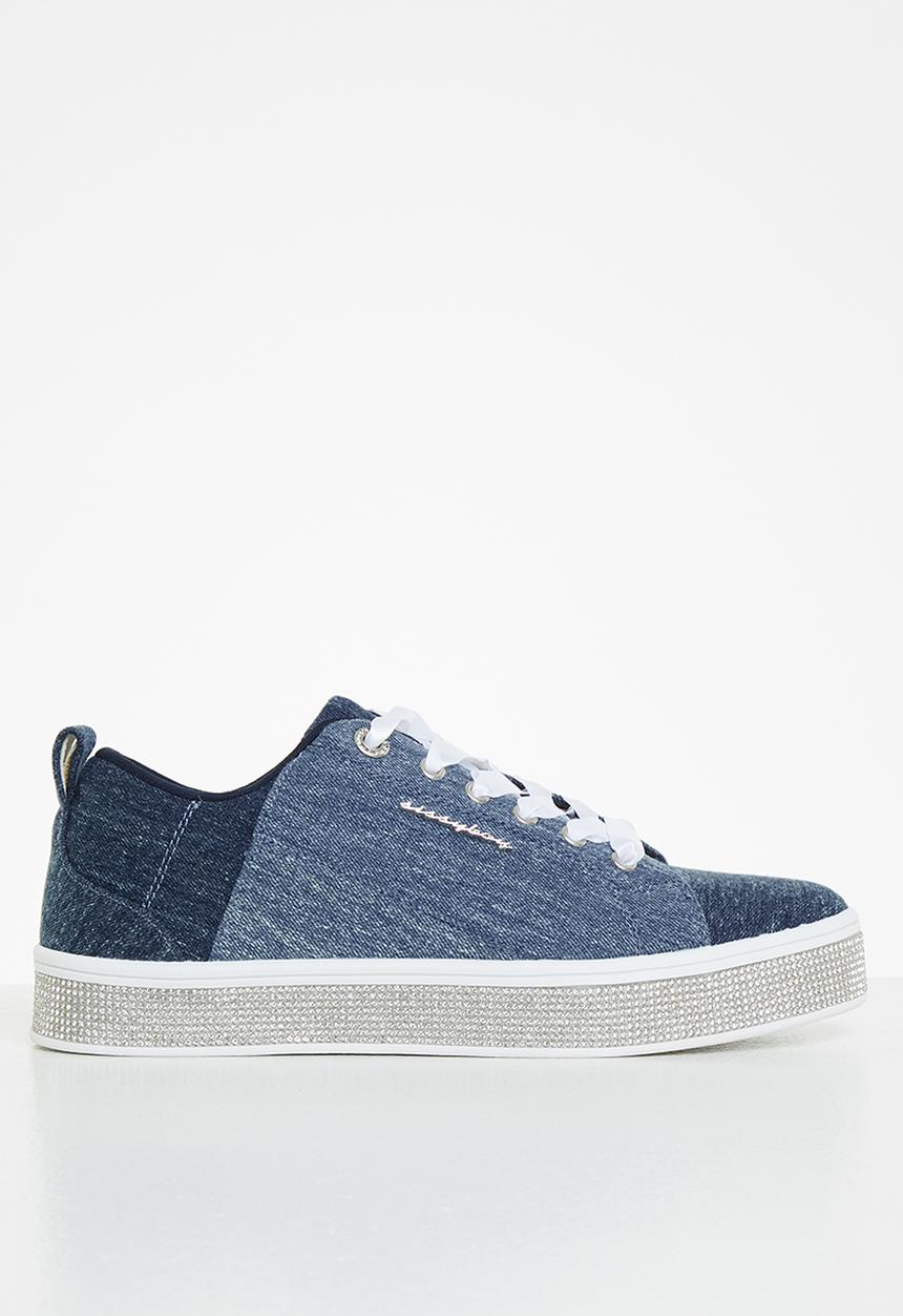 SISSY BOY - Patched up sneaker - denim
