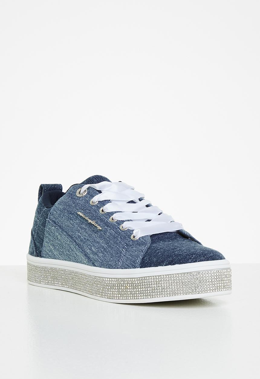 SISSY BOY - Patched up sneaker - denim