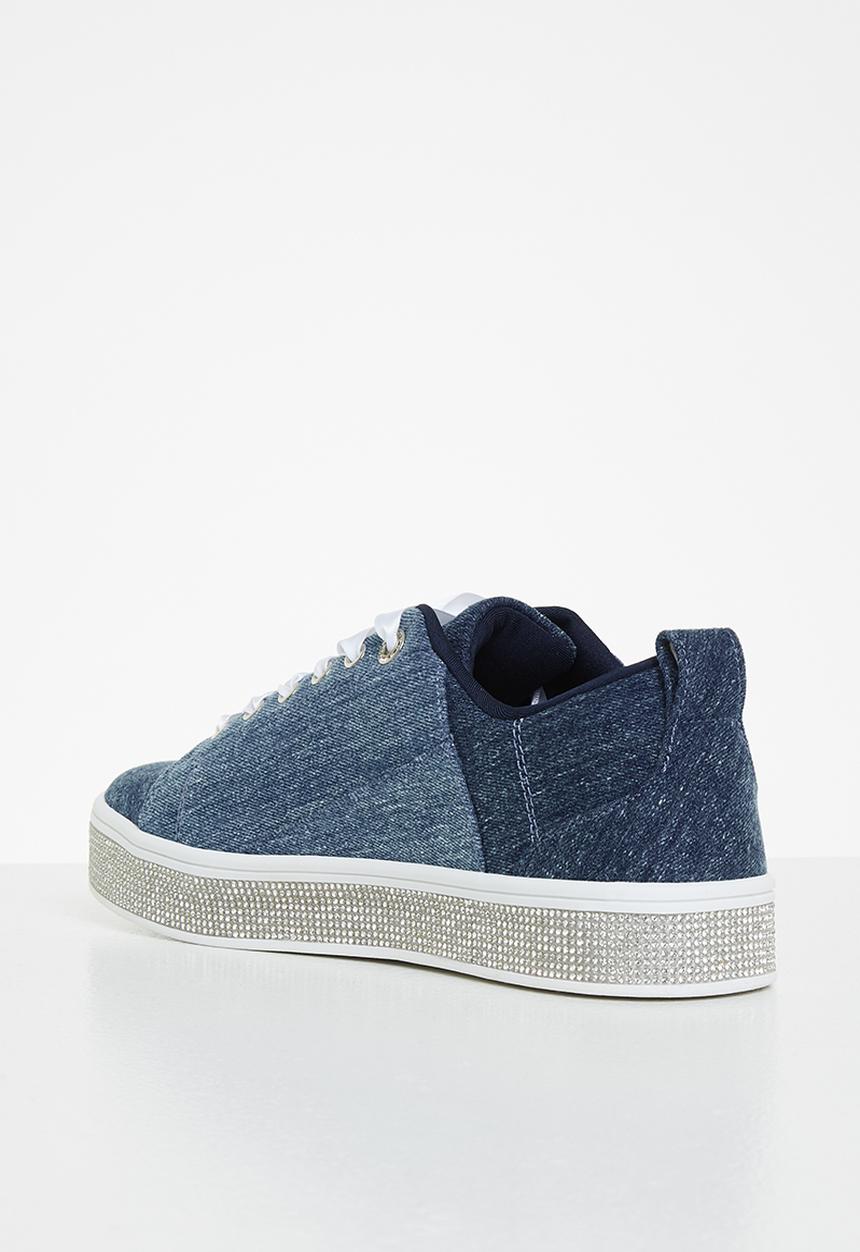 SISSY BOY - Patched up sneaker - denim