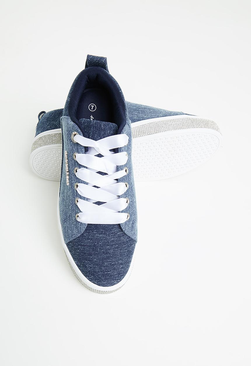 SISSY BOY - Patched up sneaker - denim