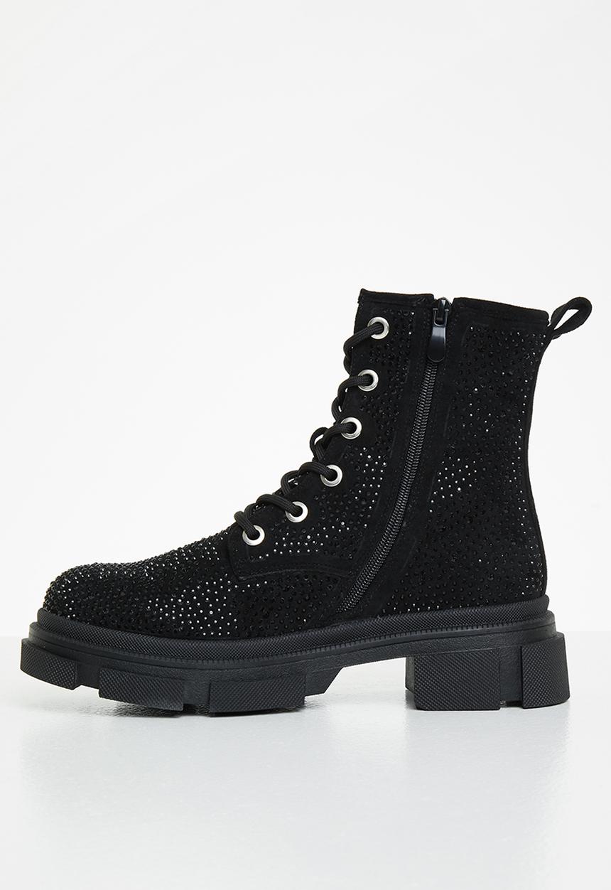 SISSY BOY - Step up boot - black