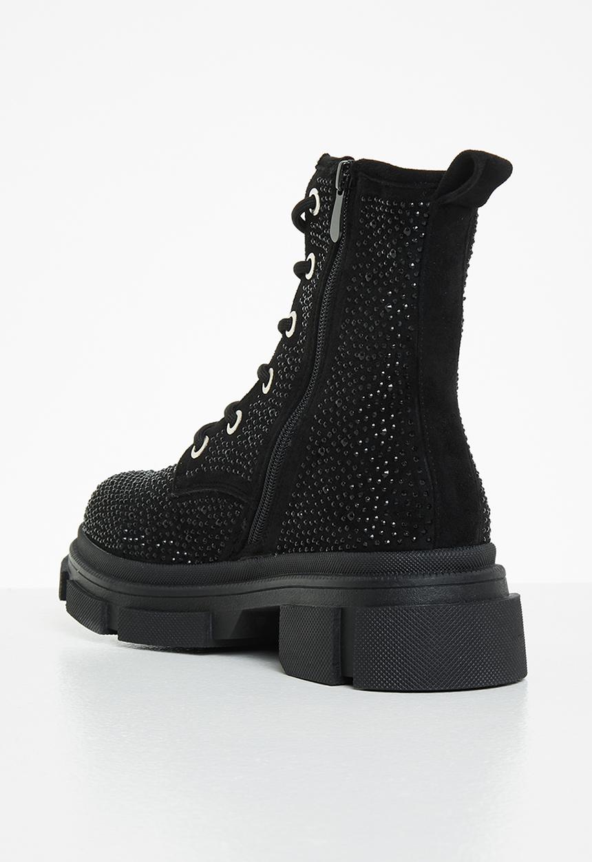 SISSY BOY - Step up boot - black