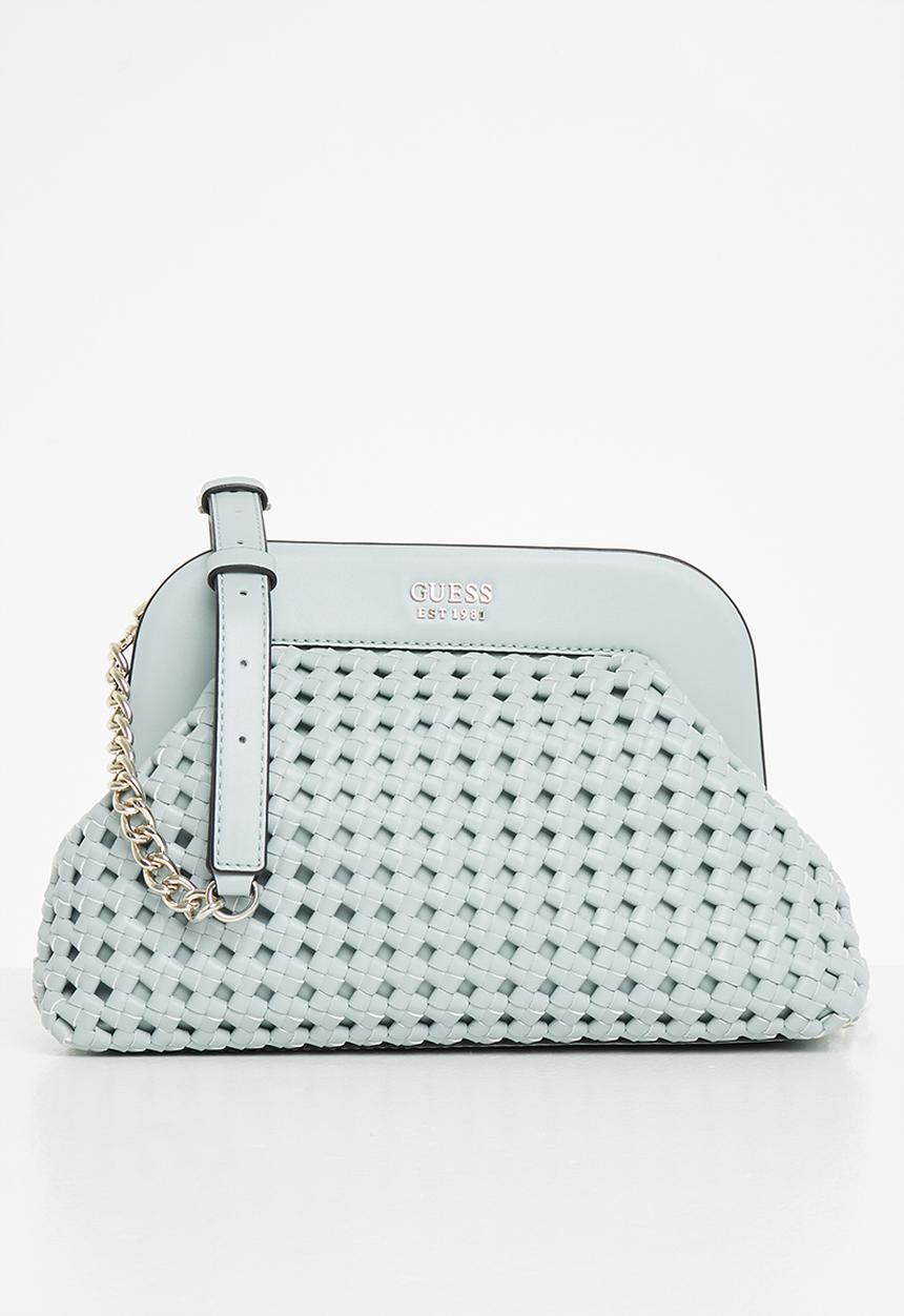 GUESS - Sicilia frame clutch - blue 