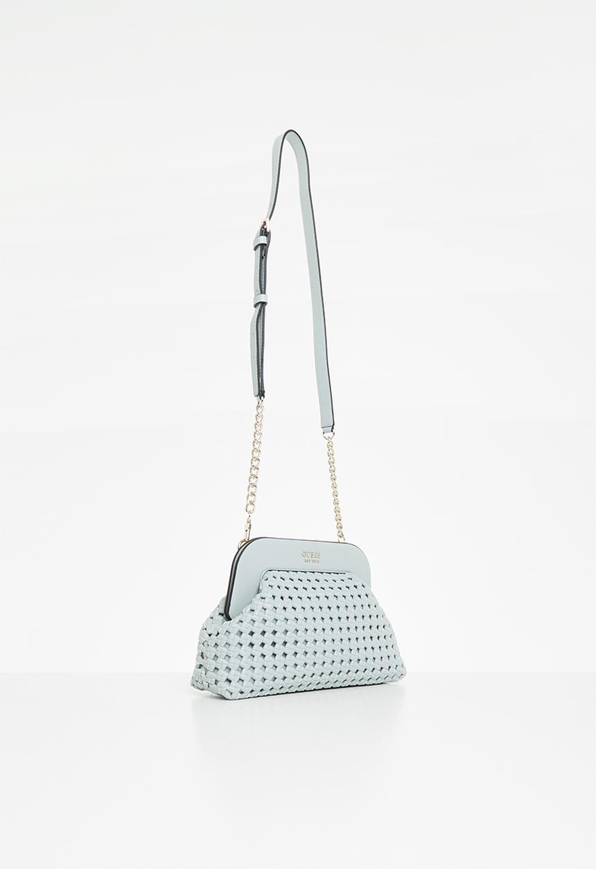 GUESS - Sicilia frame clutch - blue 