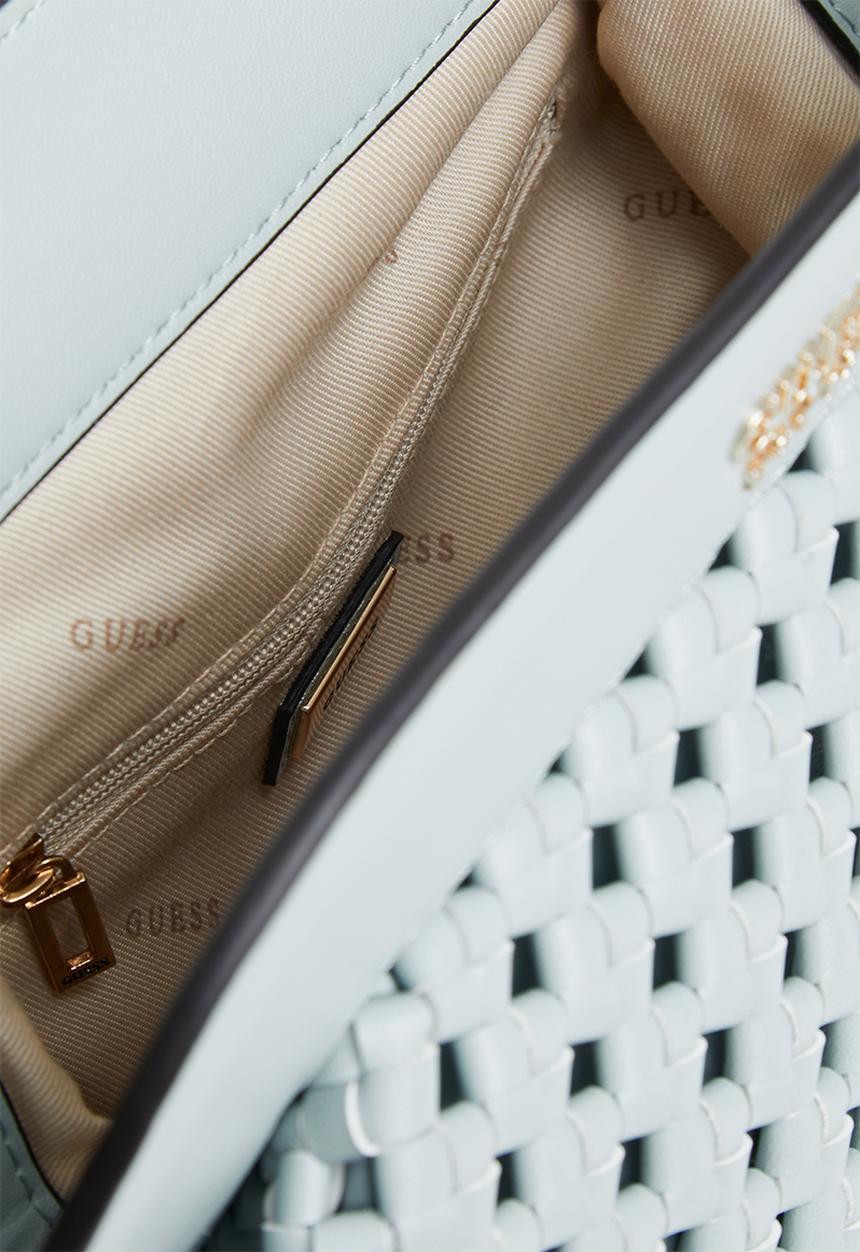 GUESS - Sicilia frame clutch - blue 