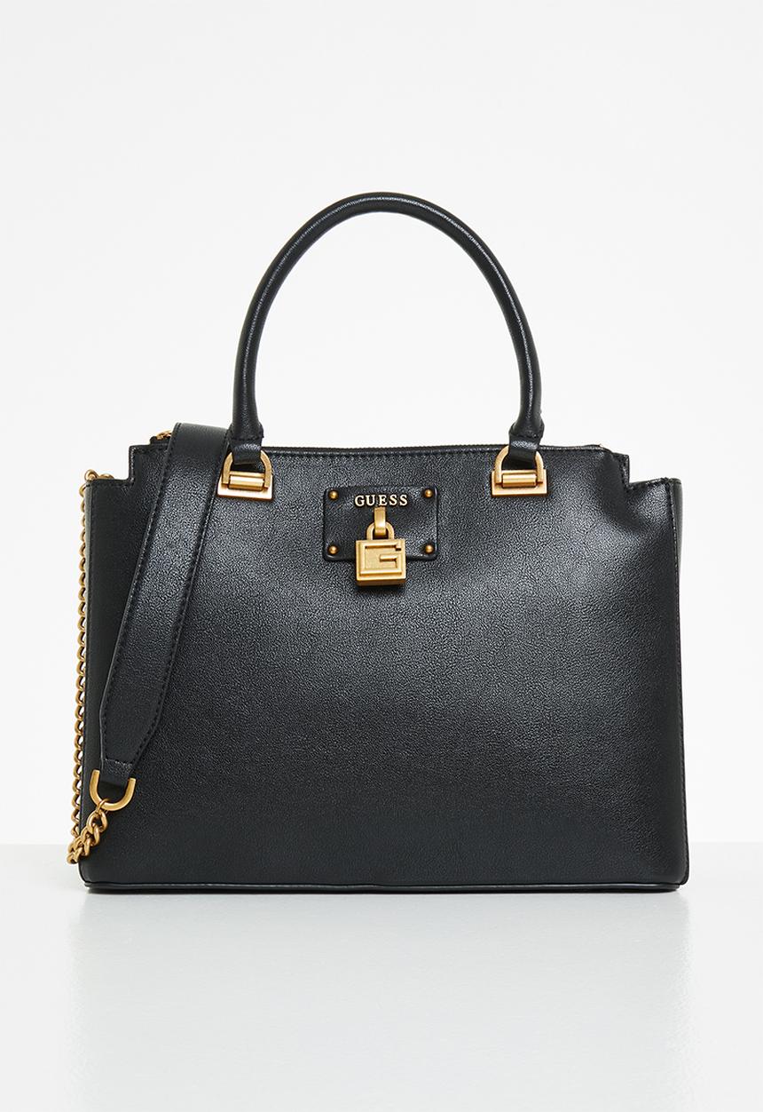 GUESS - Centre stage status satchel - black