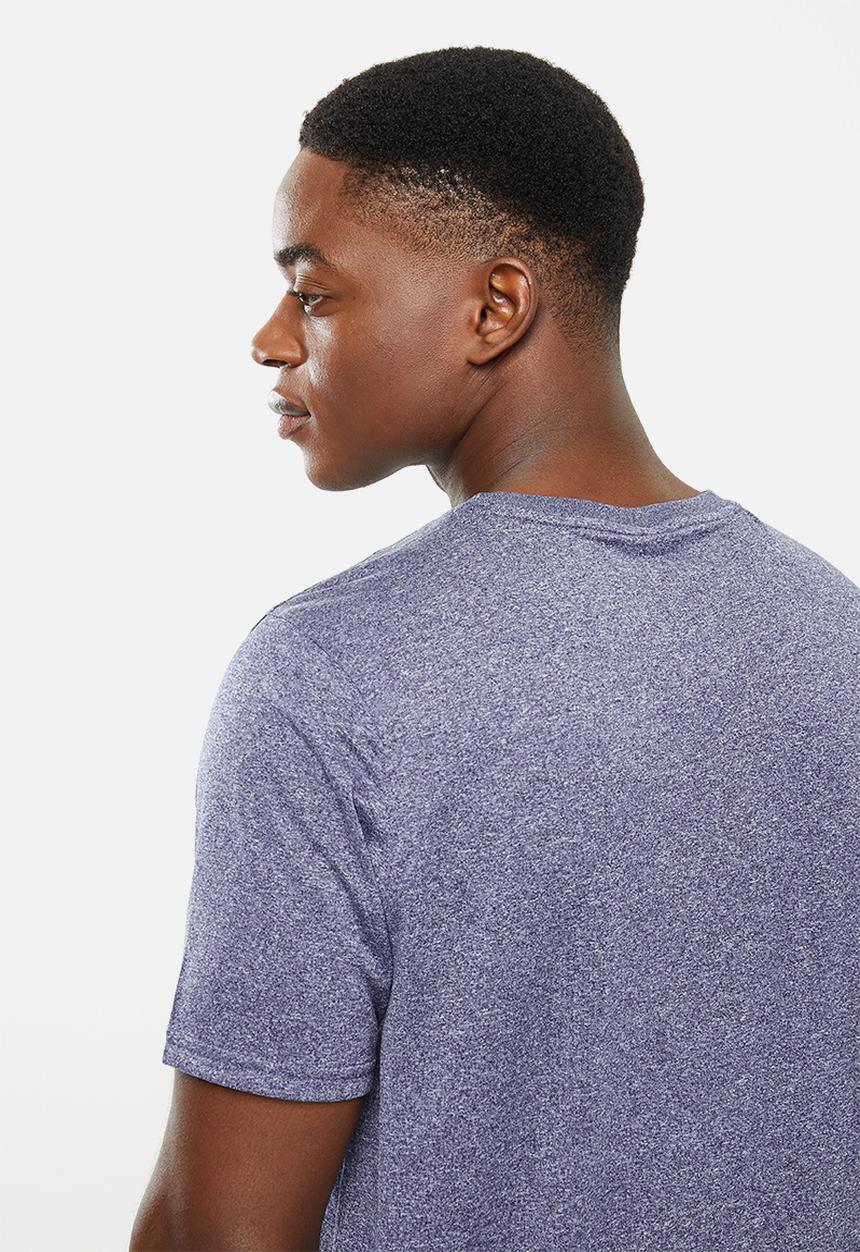 PUMA - Performance Heather Training Tee- Peacoat heather