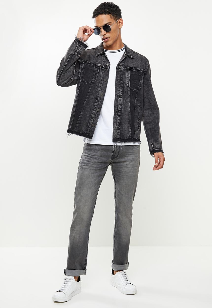 GUESS - Tom slim fit tapered jeans - grey