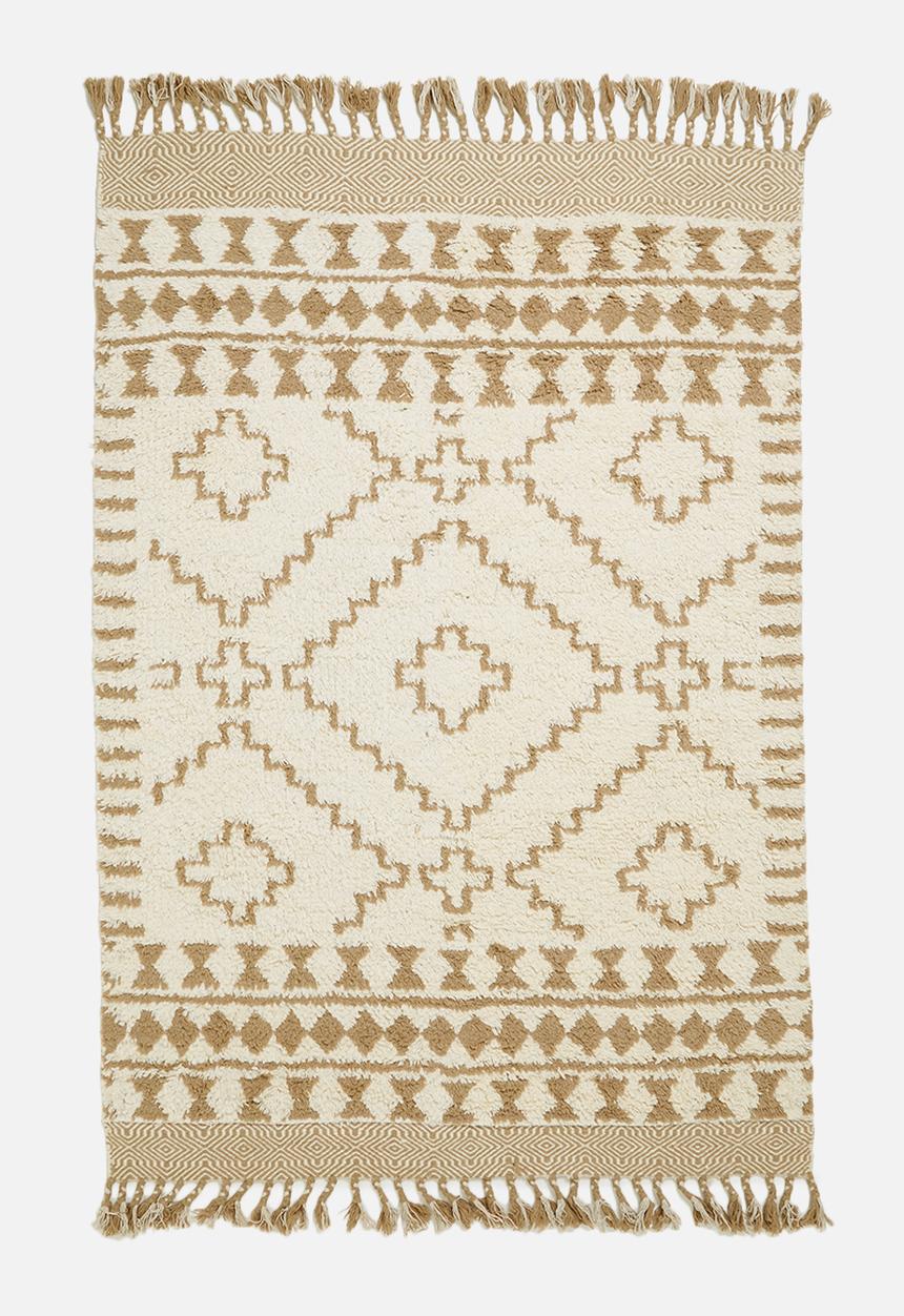 Sixth Floor - Afon tufted rug - natural