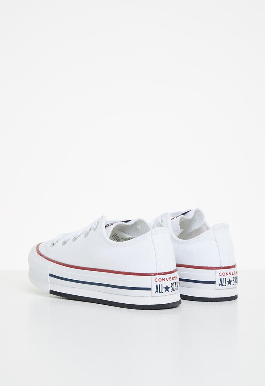 Converse - Chuck Taylor All Star eva lift canvas platform ox - white/garnet/navy