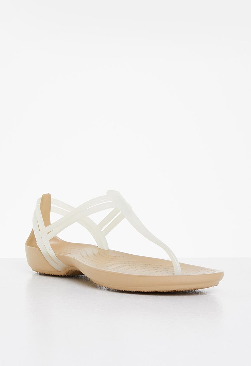 Crocs - Crocs Isabella Strappy Sandals - off white