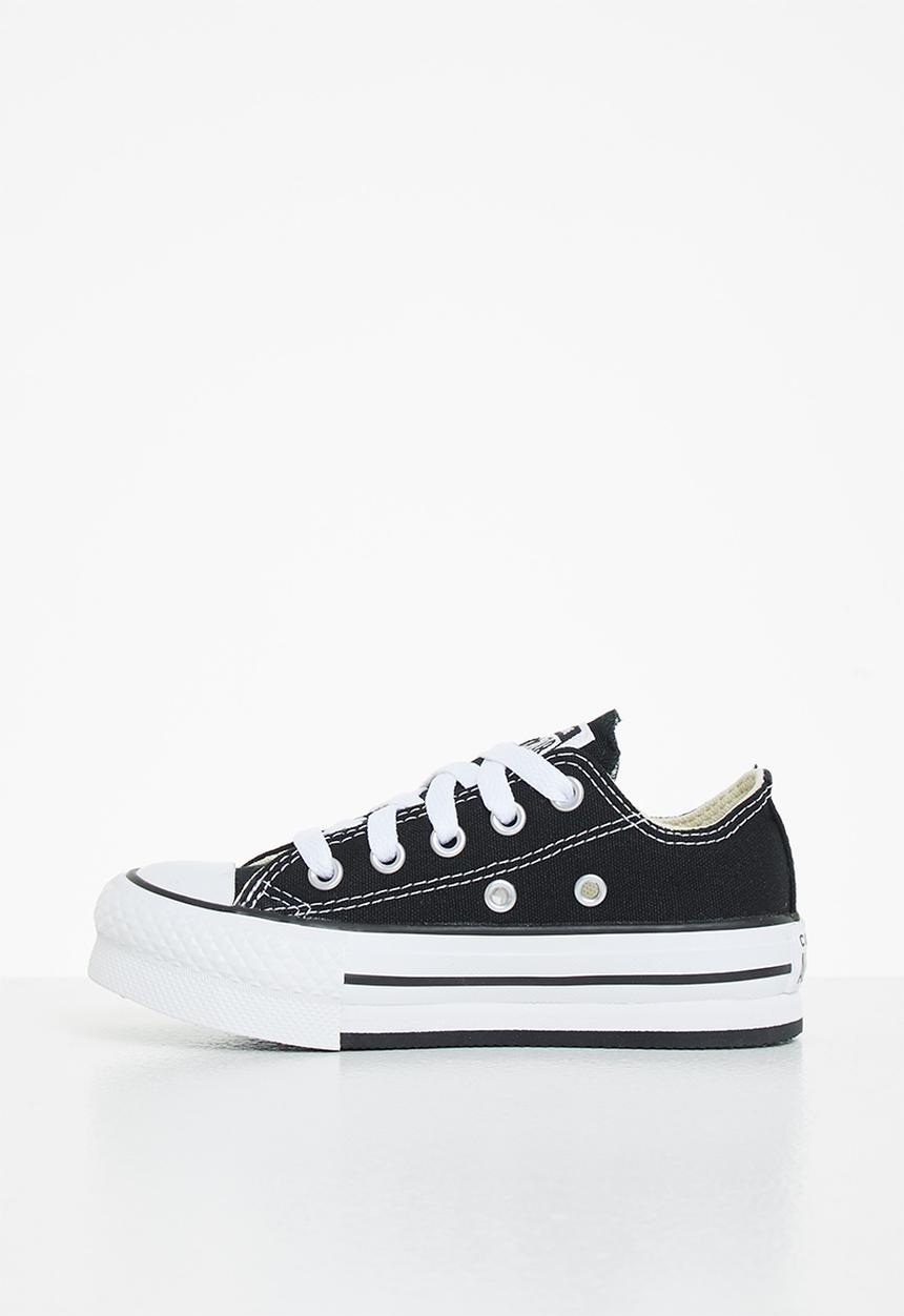 Converse - Chuck Taylor All Star eva lift canvas platform ox - black & white
