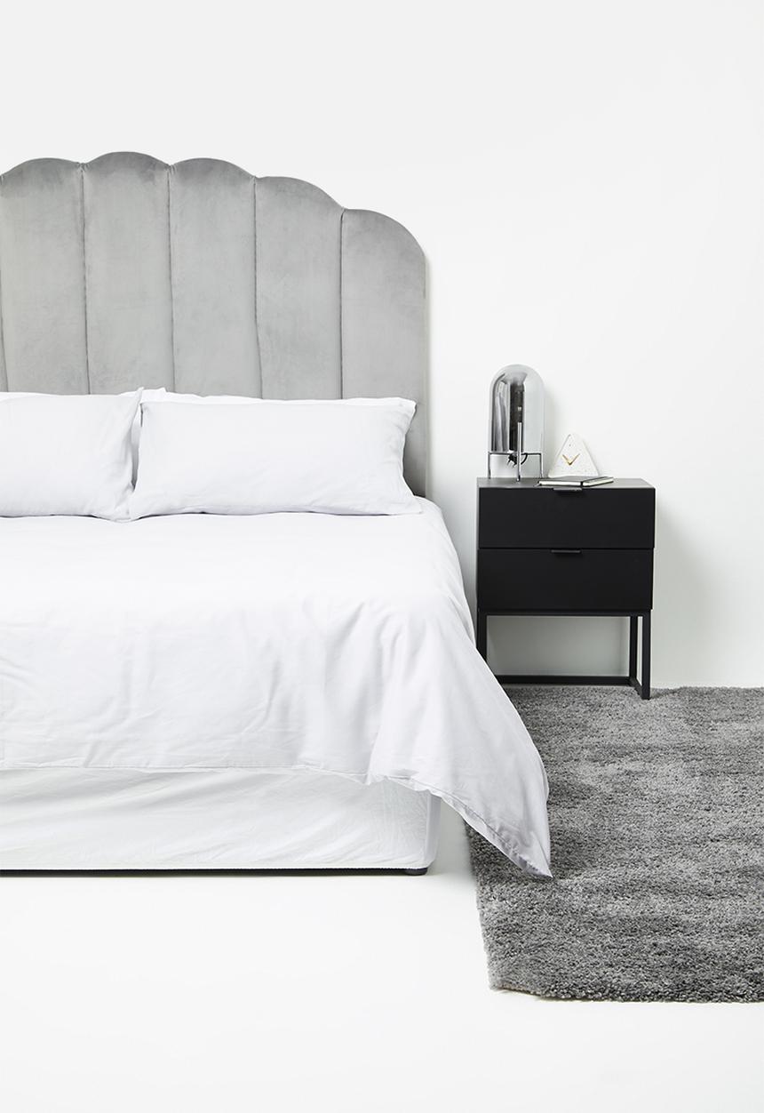 Sixth Floor - 144tc 100% cotton duvet cover set - grey