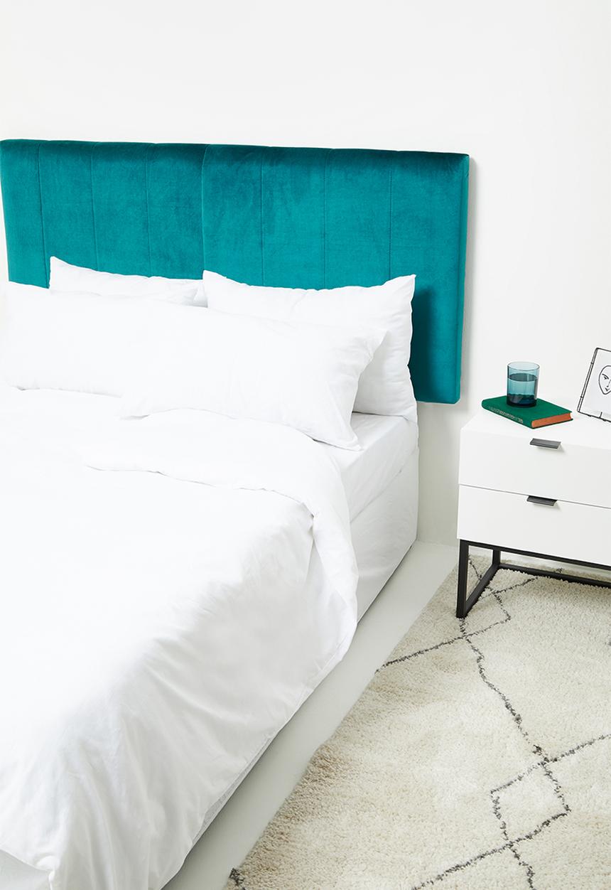 Sixth Floor - 144 tc 100% cotton duvet cover set - white