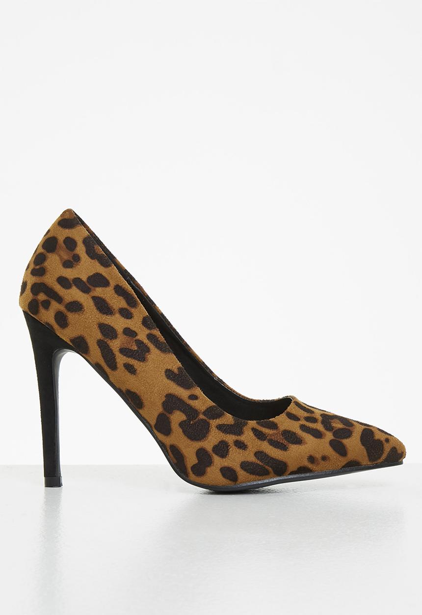 Jada - Pointed stiletto court - leopard