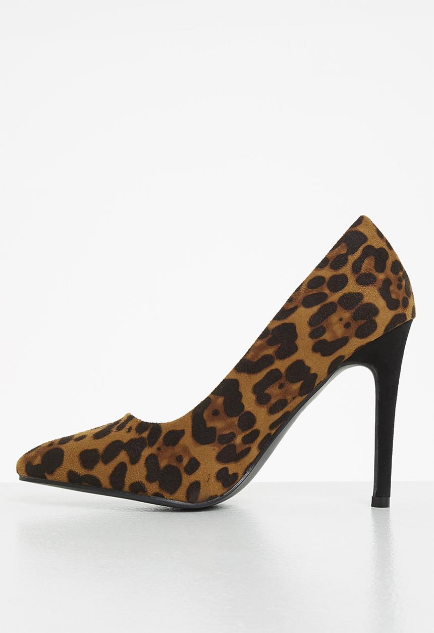 Jada - Pointed stiletto court - leopard