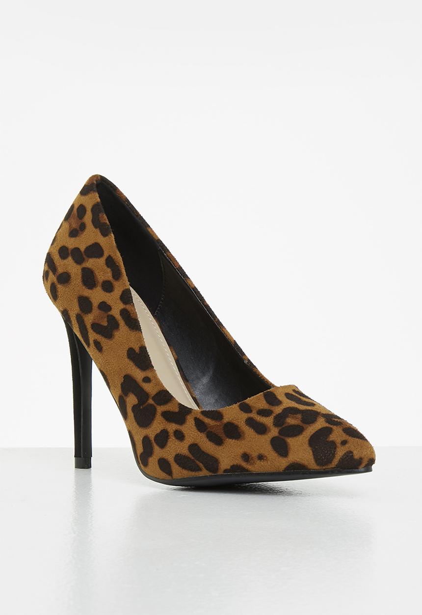 Jada - Pointed stiletto court - leopard