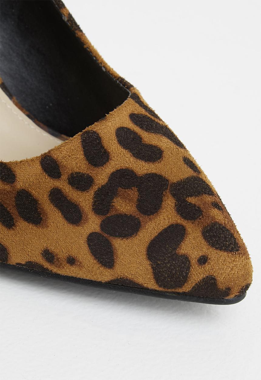 Jada - Pointed stiletto court - leopard