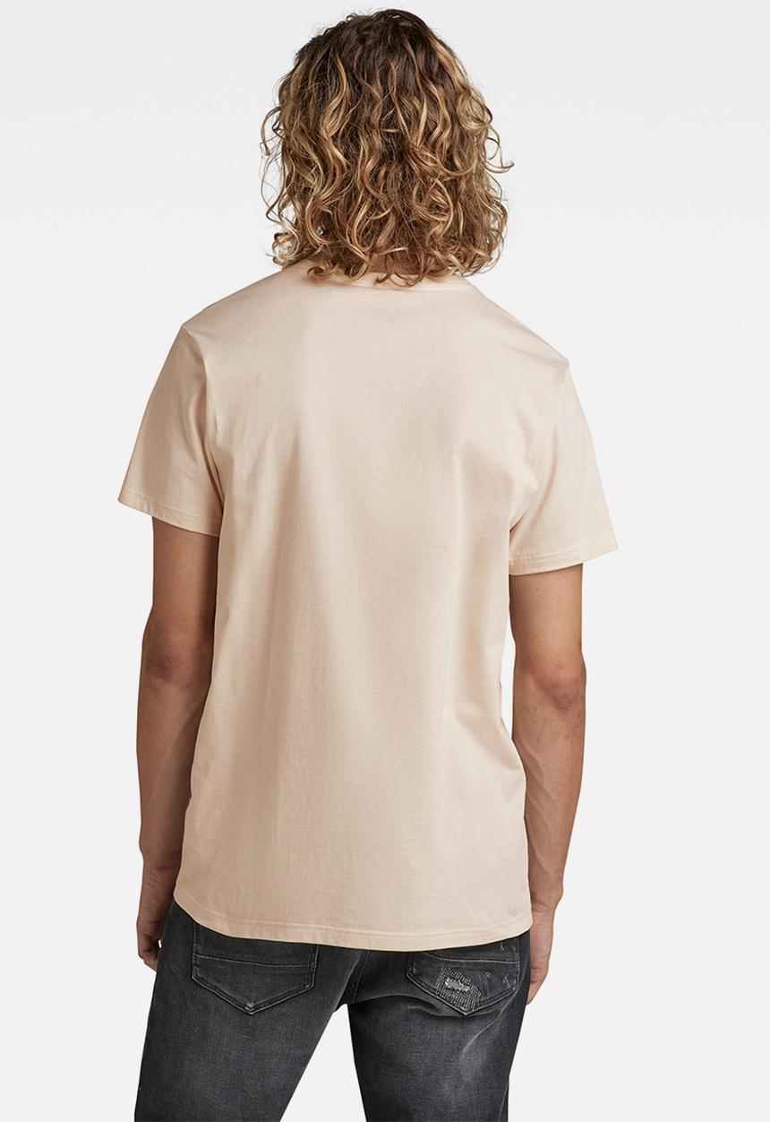 G-STAR - Base-s v t short sleeve - dk talc