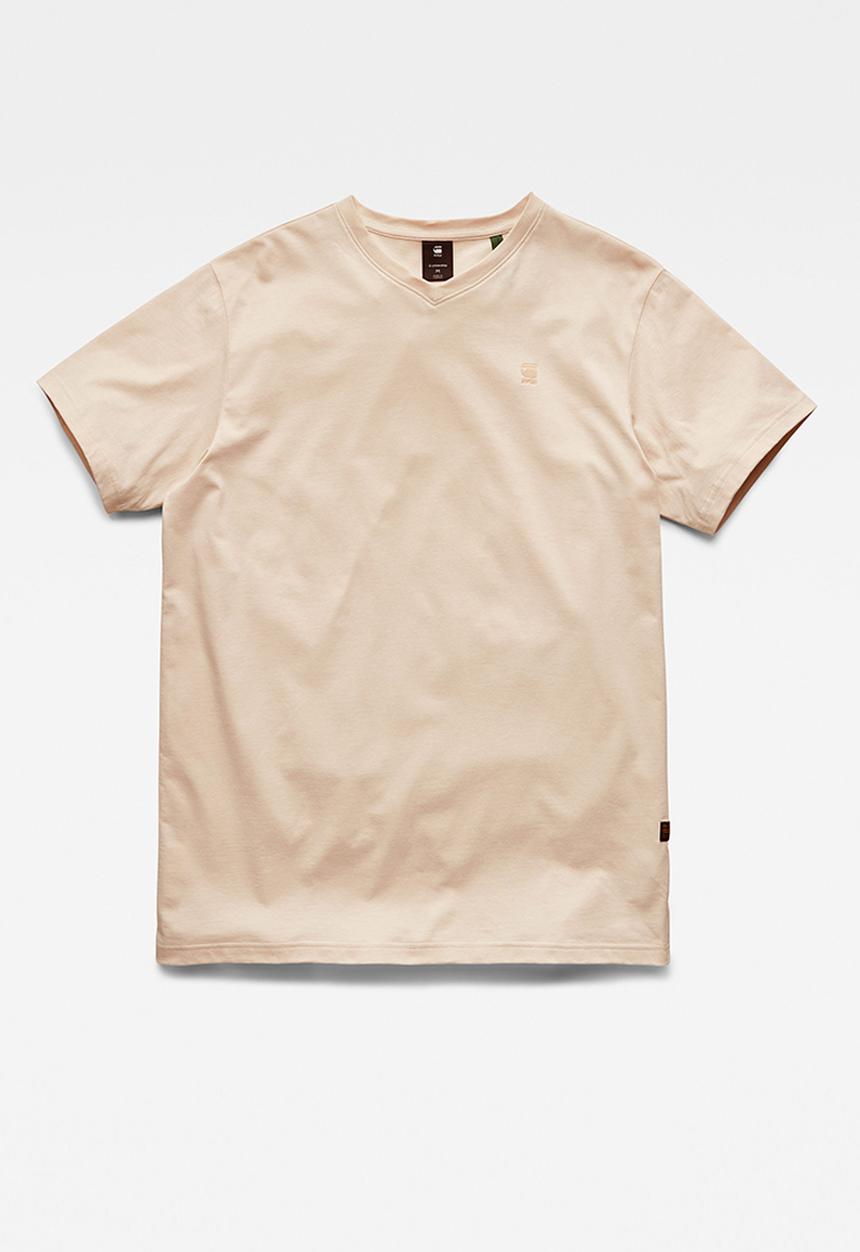 G-STAR - Base-s v t short sleeve - dk talc