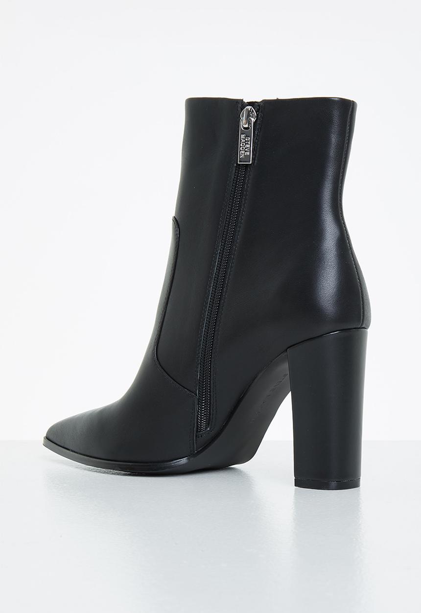 Steve Madden - Negotiate leather ankle boot - black