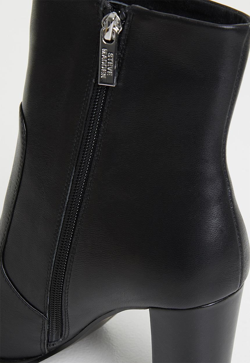 Steve Madden - Negotiate leather ankle boot - black