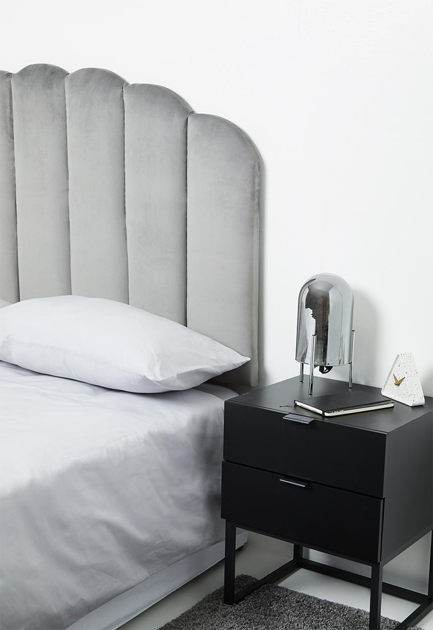 Sixth Floor - Sloped Panel Headboard - Grey