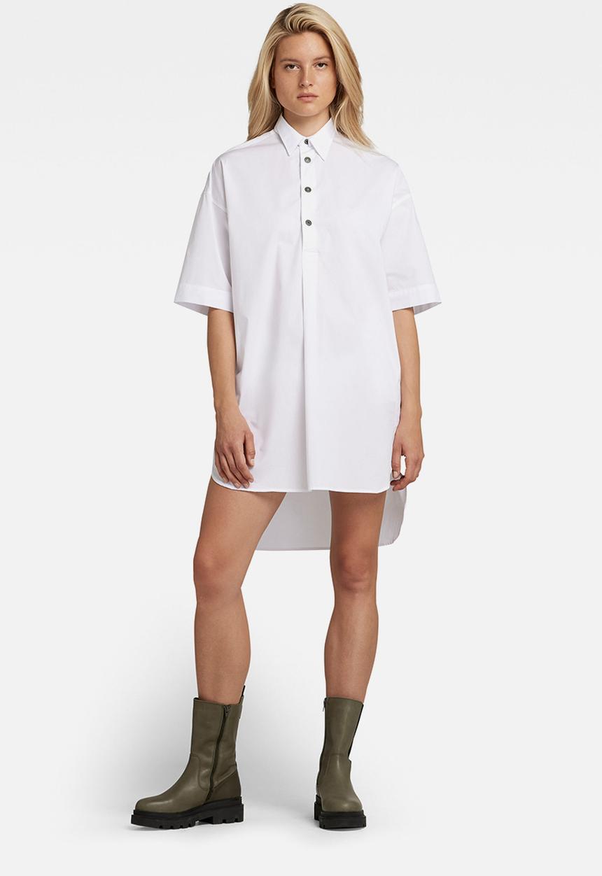 G-STAR - Shirt dress - white